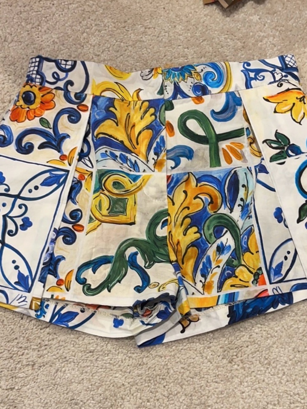 Dolce & Gabbana Girls Skirt With Built In Shorts - Skort